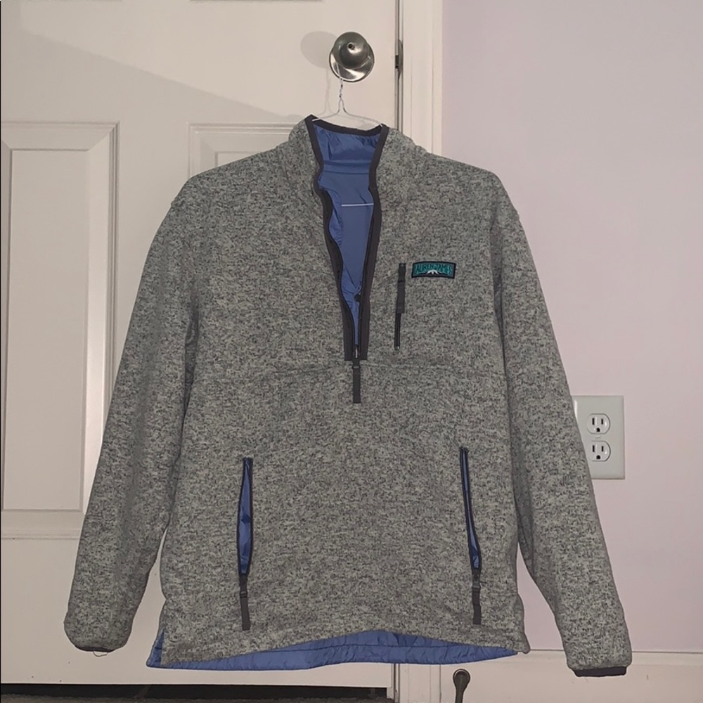 Lauren James Reversible Polar Blue Pullover